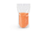 Sachet autoporteur transparent