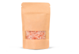 fenêtre sur toute la largeur du sachet – le contenu est bien reconnaissable