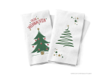  Serviette de Noël en ouate de cellulose 33 × 33 cm, 1/8-pli
