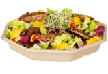 Bol en bagasse octogonal