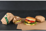 Papier brun pour hamburgers