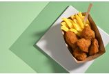 peut être utilisé comme récipient à usage unique pour les frites ou d'autres 