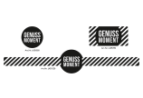 vous trouverez 3 versions de la ligne de design «Genussmoment» (moment de plaisir) dans notre webshop, pour décorer et fermer, par exemple, des sacs