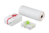 Papier cadeau en rouleau, blanc