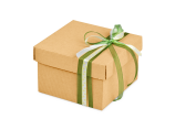 Boîte cadeau avec couvercle «vague ouverte»