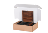 Boîte cadeau avec couvercle à charnière, intérieur blanc