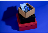 Boîte cadeau avec couvercle, ondulée