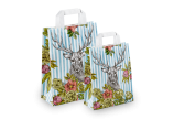 Sac en papier avec tête de cerf