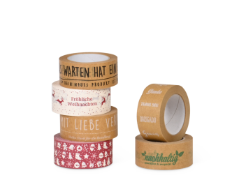 Ruban papier kraft adhésif avec impression