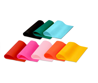 Papier de soie en feuille de couleur