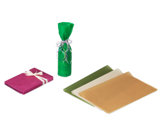 papier enrouleur coloré pour présent & bouteille