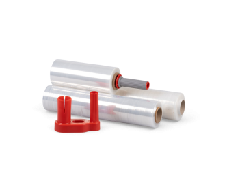 Dérouleur manuel pour film étirable en plastique Ø mandrin 50 mm, 2 pièces