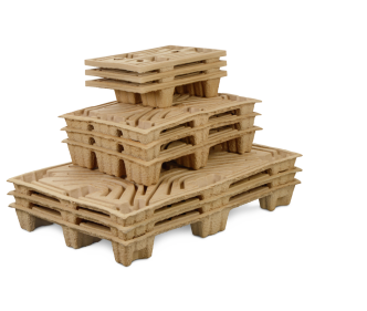 Palette en fibre moulée