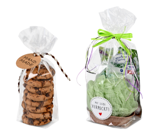 Sachet à fond croisé en OPP