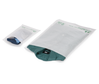 Sachet plat en papier cristal avec fermeture adhésive