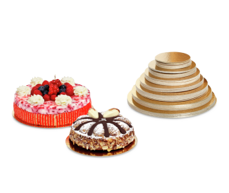 Disques à gâteau or
