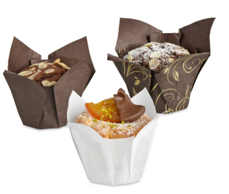 Caissette muffins tulip cup 150×150 mm