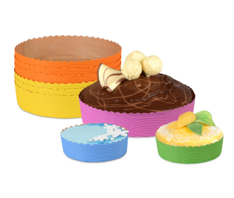 Moule à gâteau jetable rond COULEUR