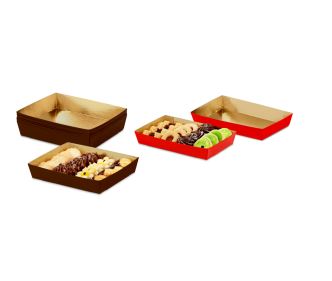 Petits fours boîte conique, lisse