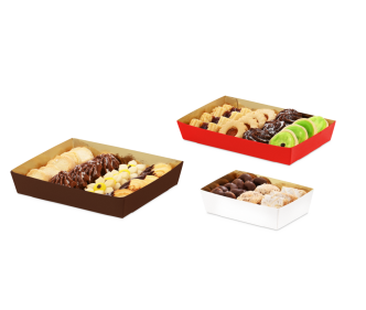 Petits fours boîte conique, lisse