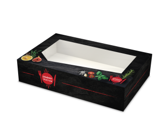 Boîte traiteur avec fenêtre GOURMET