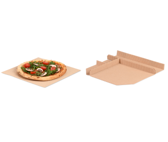 Insert en carton ondulé pour pizza