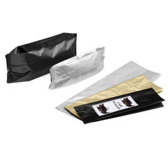 MECAVALVE Sachet à soufflets avec valve, protecteur des arômes