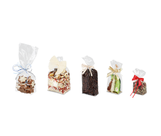 Sachet à fond plat en OPPA avec protection longue durée de l'arôme