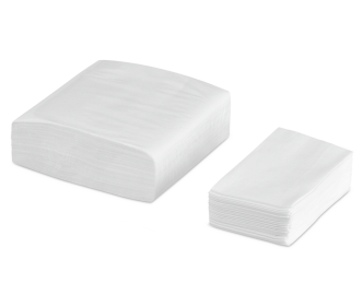 Serviette en papier blanche