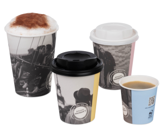 Gobelet pour boissons chaudes, couche PE «delicious memory»