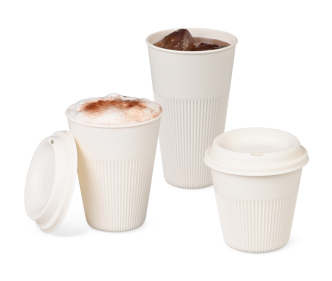 Gobelet réutilisable et couvercle RIPPLE