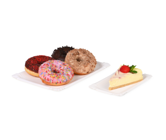 Assiette en carton rectangulaire, non couchée