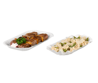 Barquette en carton non couchée