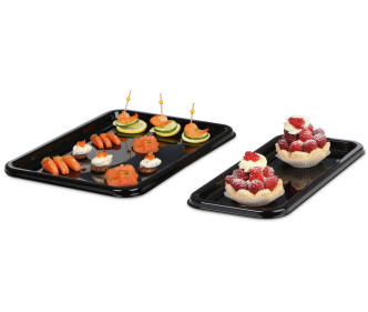 Plateau traiteur en rPET, rectangulaire