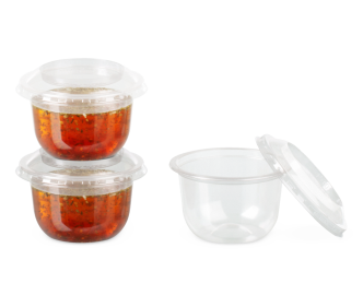 Gobelet rond en rPET & couvercle