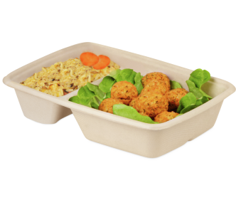 Barquette en bagasse