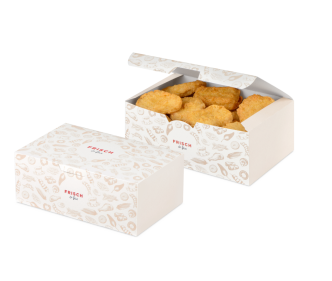 Boîte pliable pour snacks «FRISCH & fein»