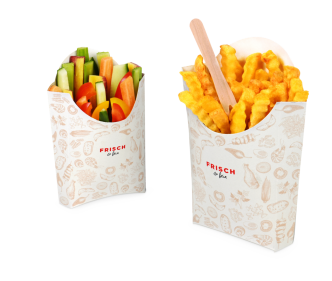 Distributeur de bac à frites «FRISCH & fein»