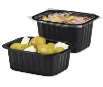 Barquette à sceller en PP rectangulaire