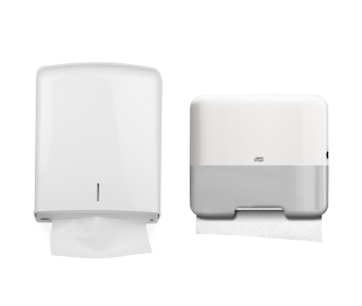 Distributeur d'essuie-mains adapté aux pliages V