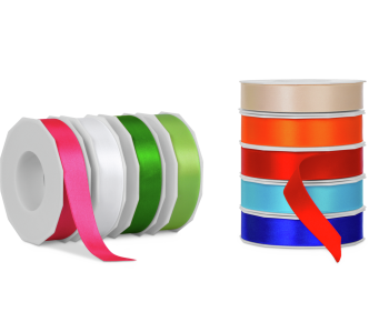 Ruban cadeau en satin 25 mm