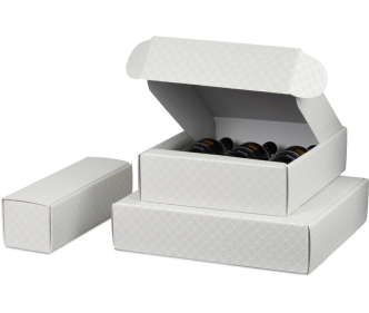 Carton cadeau pour bouteilles à motif EXKLUSIV