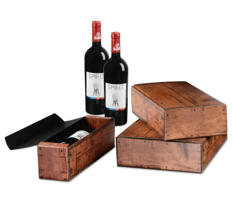Carton cadeau pour bouteilles RUSTIKAL