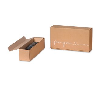 Boîte cadeau pour bouteilles FOR YOU