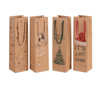 Pochette pour bouteilles NOËL