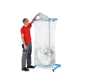 Collecteur à déchets grand volume