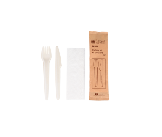 Set à couverts en cellulose