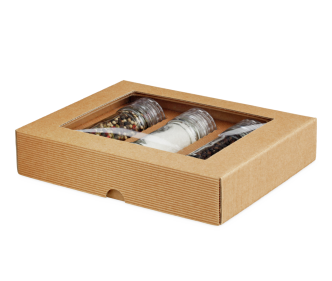 Boîtes cadeau sur mesure - cannelure ouverte (DACH)