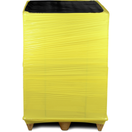 Film étirable jaune, 23 µm, 500 mm×260 lfm, MECASTRETCH®