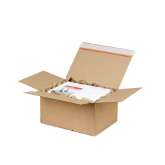 Carton à fond automatique COMFORT-BOX avec fermeture adhésive